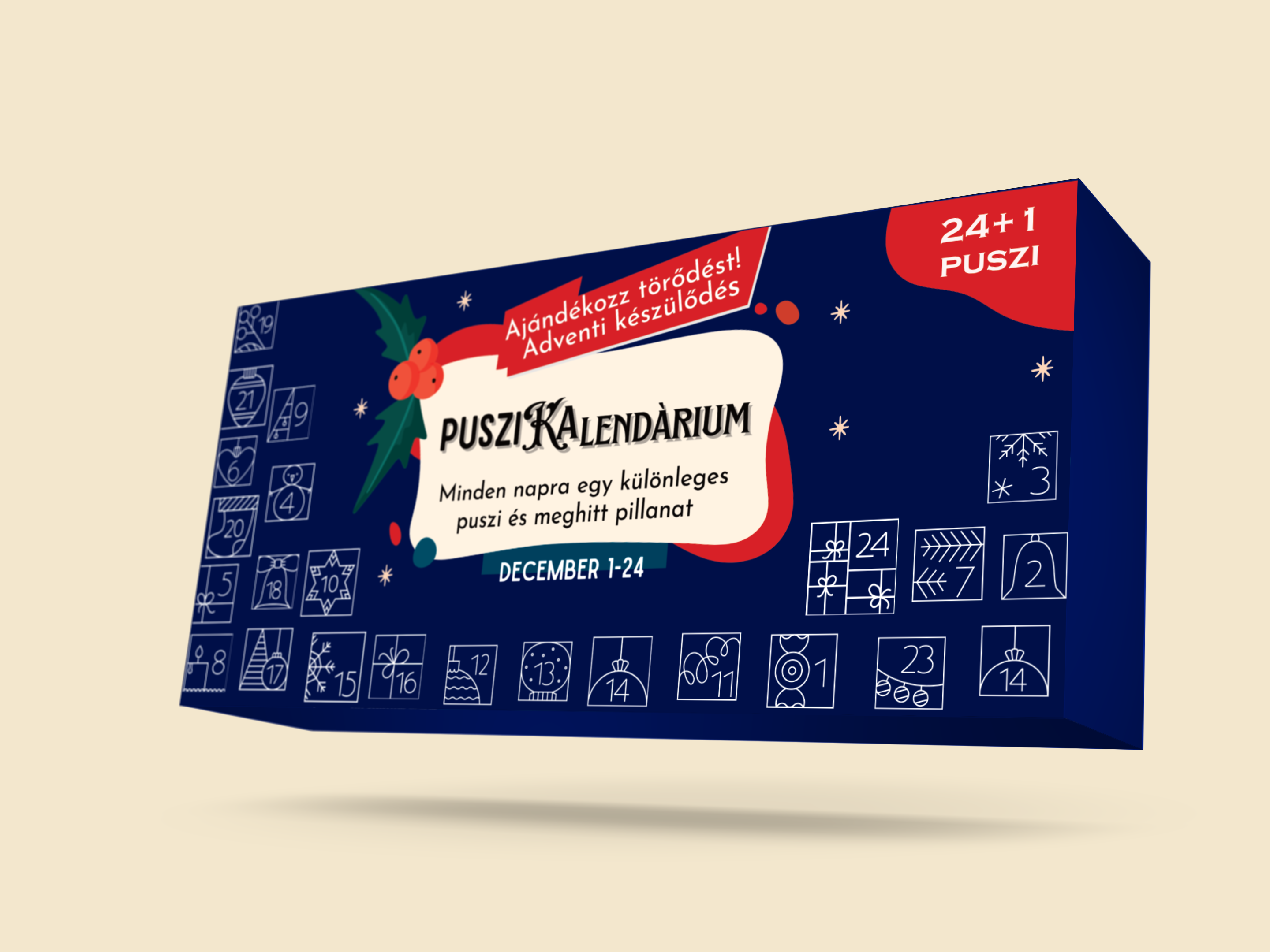 Adventi Puszikalendárium 24+1 puszival