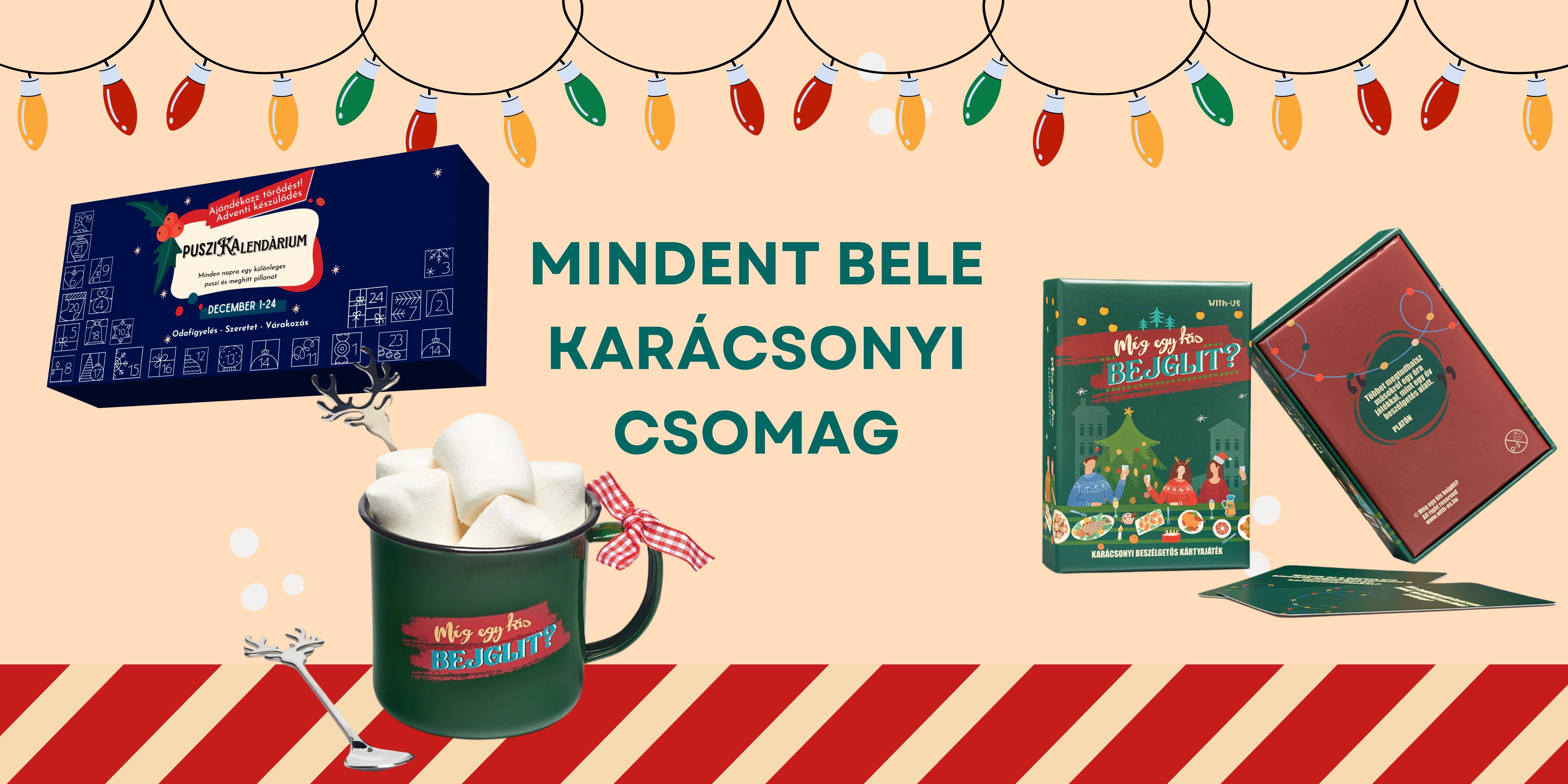 Mindent bele karácsonyi csomag